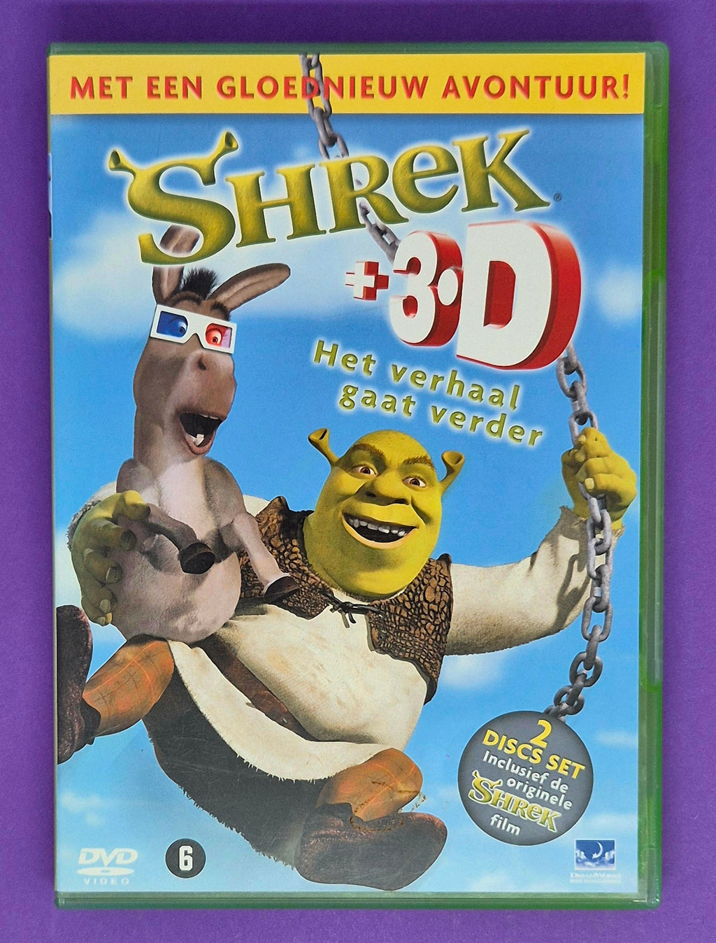 Shrek 3d DVD