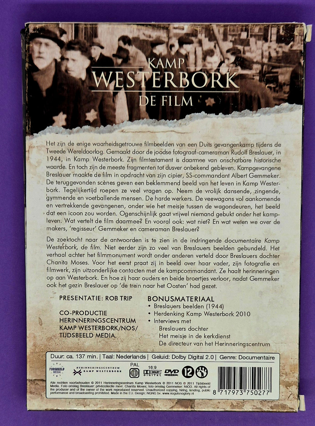 Kamp Westerbork – De Film DVD