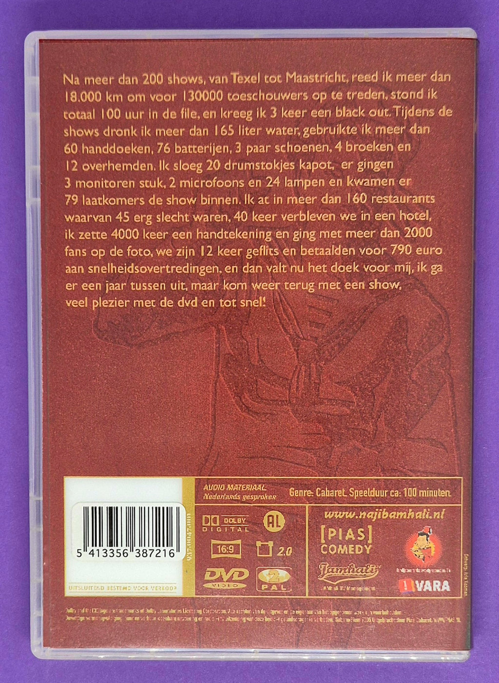 Najib Amhali – Zorg Dat Je Erbij Komt DVD