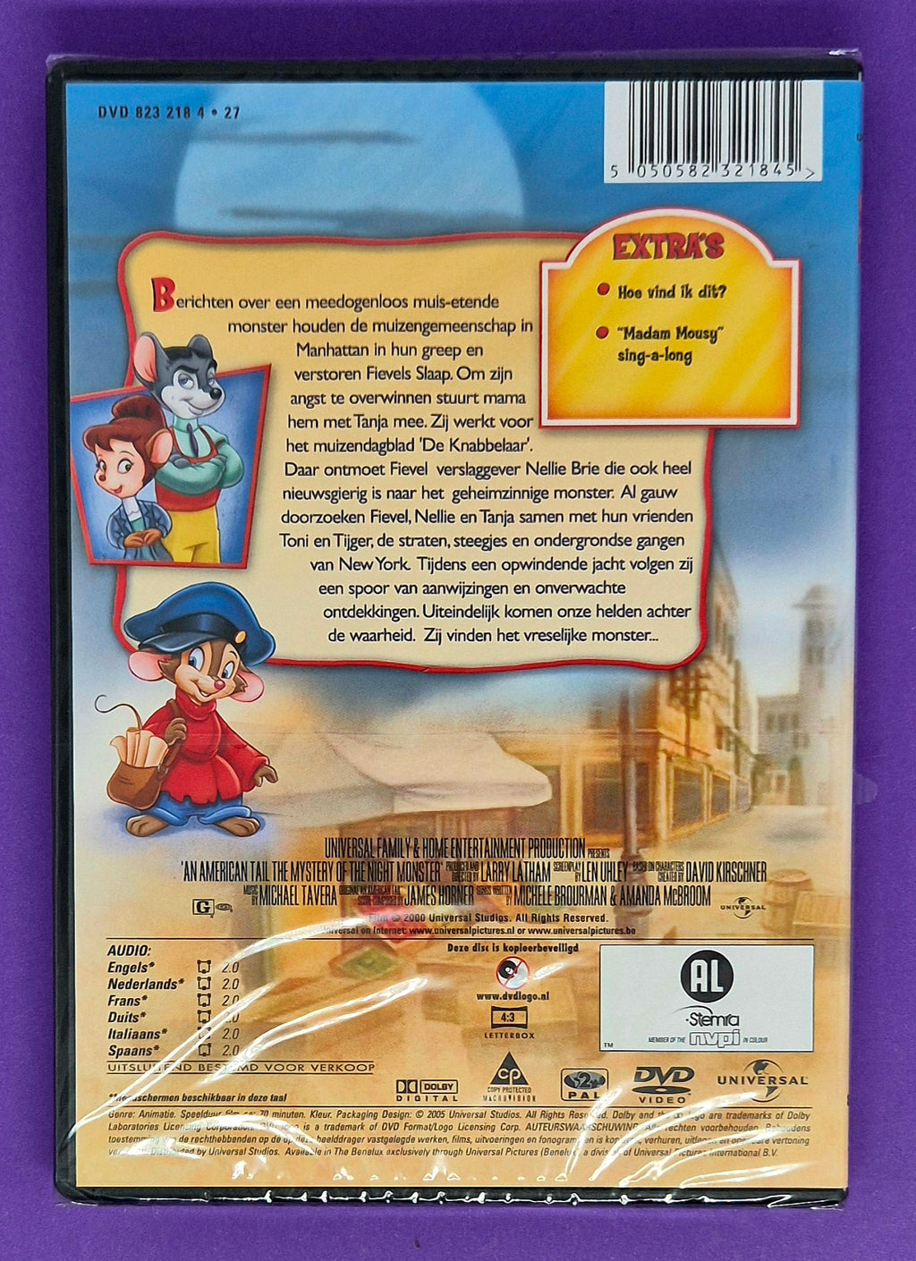 Fievel – Het Mysterie Van Het Nachtmonster DVD