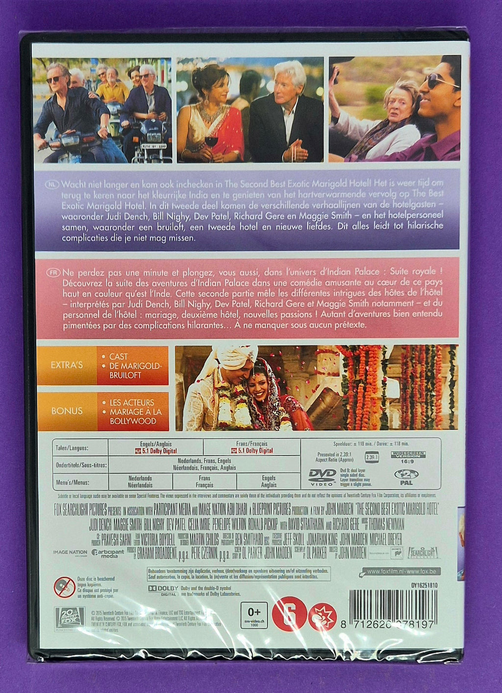The Second Best Exotic Marigold Hotel DVD