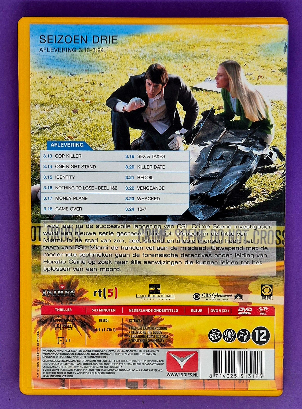 CSI Miami - Seizoen 3 (Aflevering 3.13 - 3.24) DVD