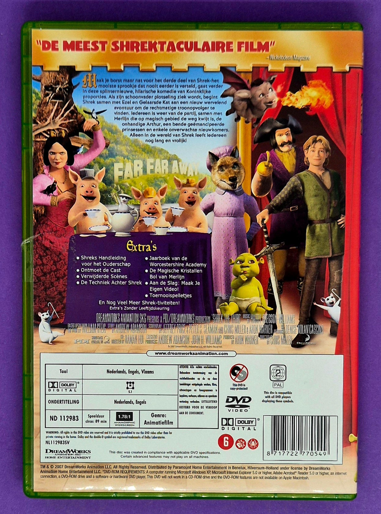 Shrek De Derde DVD