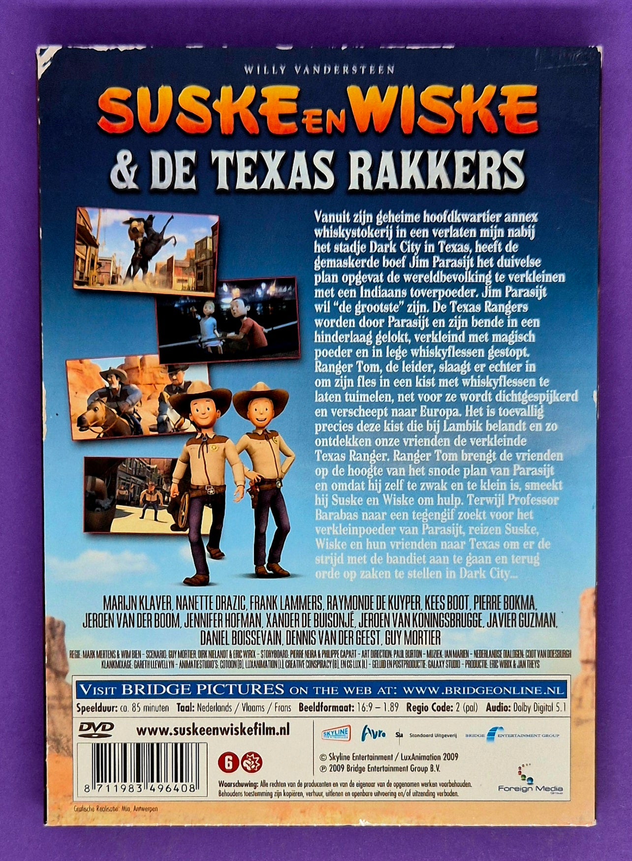 Suske En Wiske En De Texas Rakkers DVD