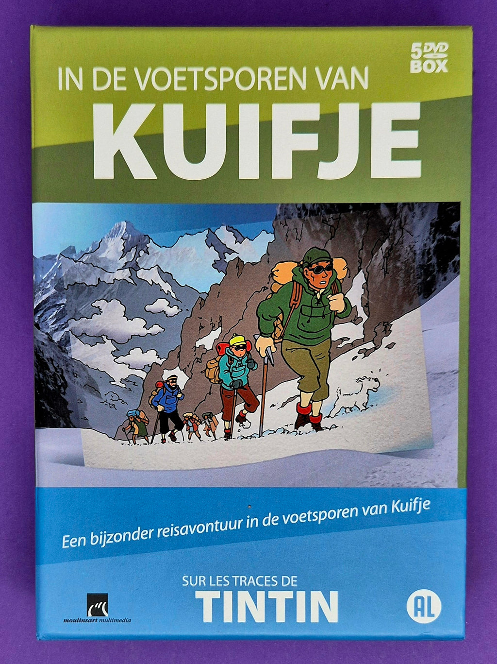 In De Voetsporen Van Kuifje – 5 DVD Box