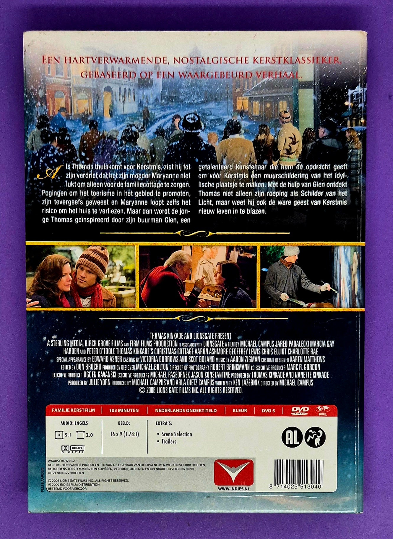 Thomas Kinkade’s Christmas Cottage DVD
