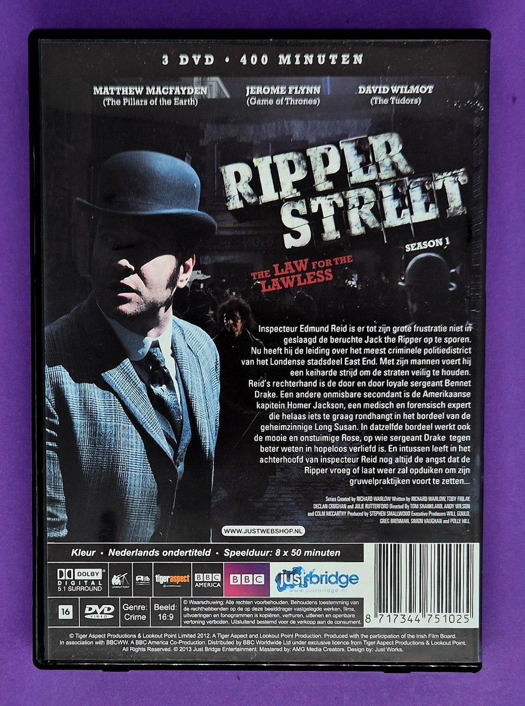 Ripper Street - Seizoen 1 DVD