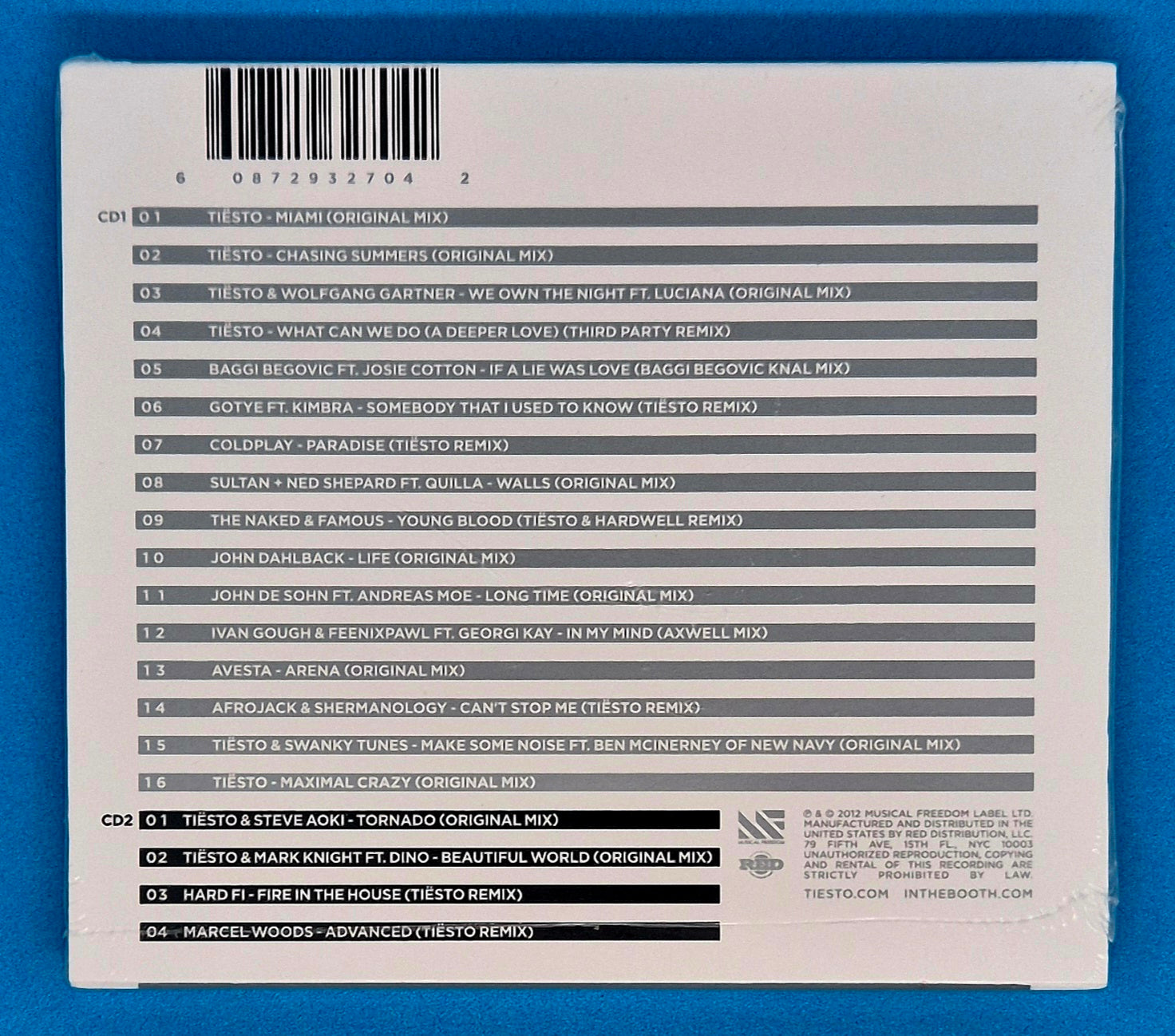 Tiësto – Club Life Volume Two Miami - Deluxe (US Version) CD
