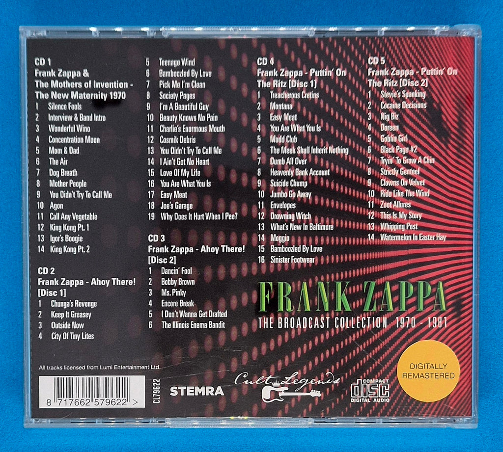 Frank Zappa – The Broadcast Collection 1970 - 1981 CD