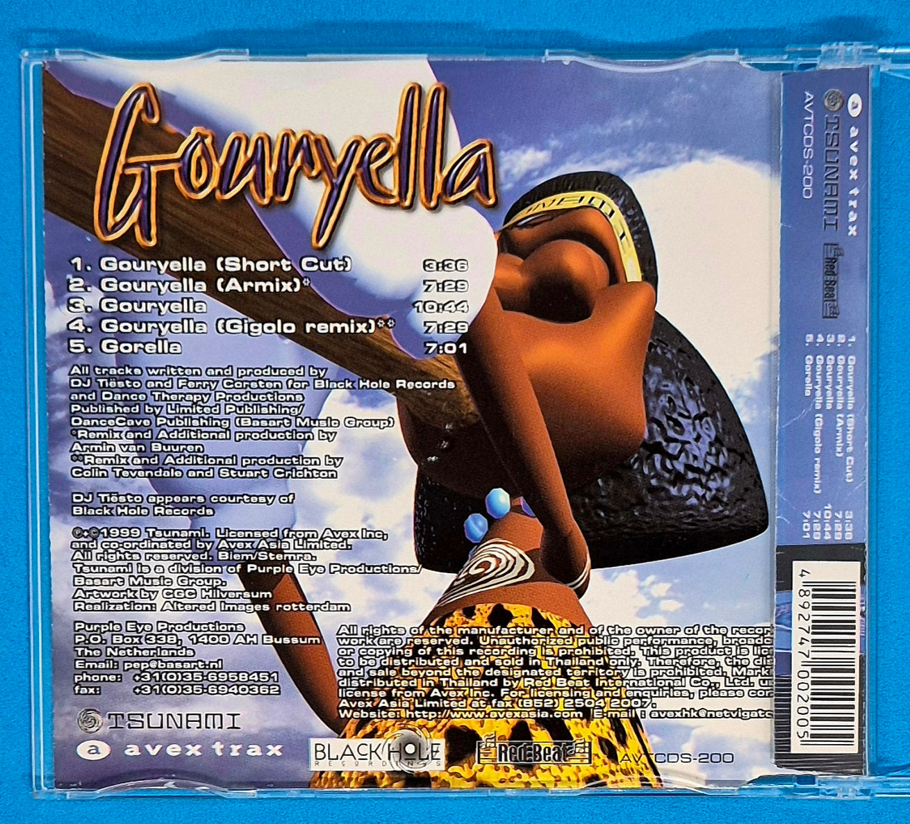 Gouryella – Gouryella (Hong Kong Version) CD Single