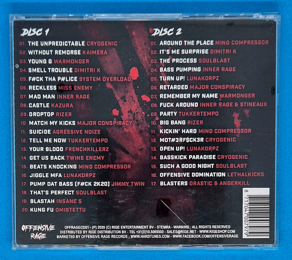Various – Harder Dan Je Moeder (The Offensive Rage Album) CD
