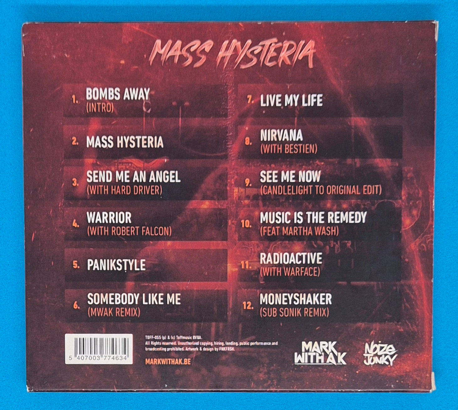 Mark With A K – Mass Hysteria (Gesigneerd) CD