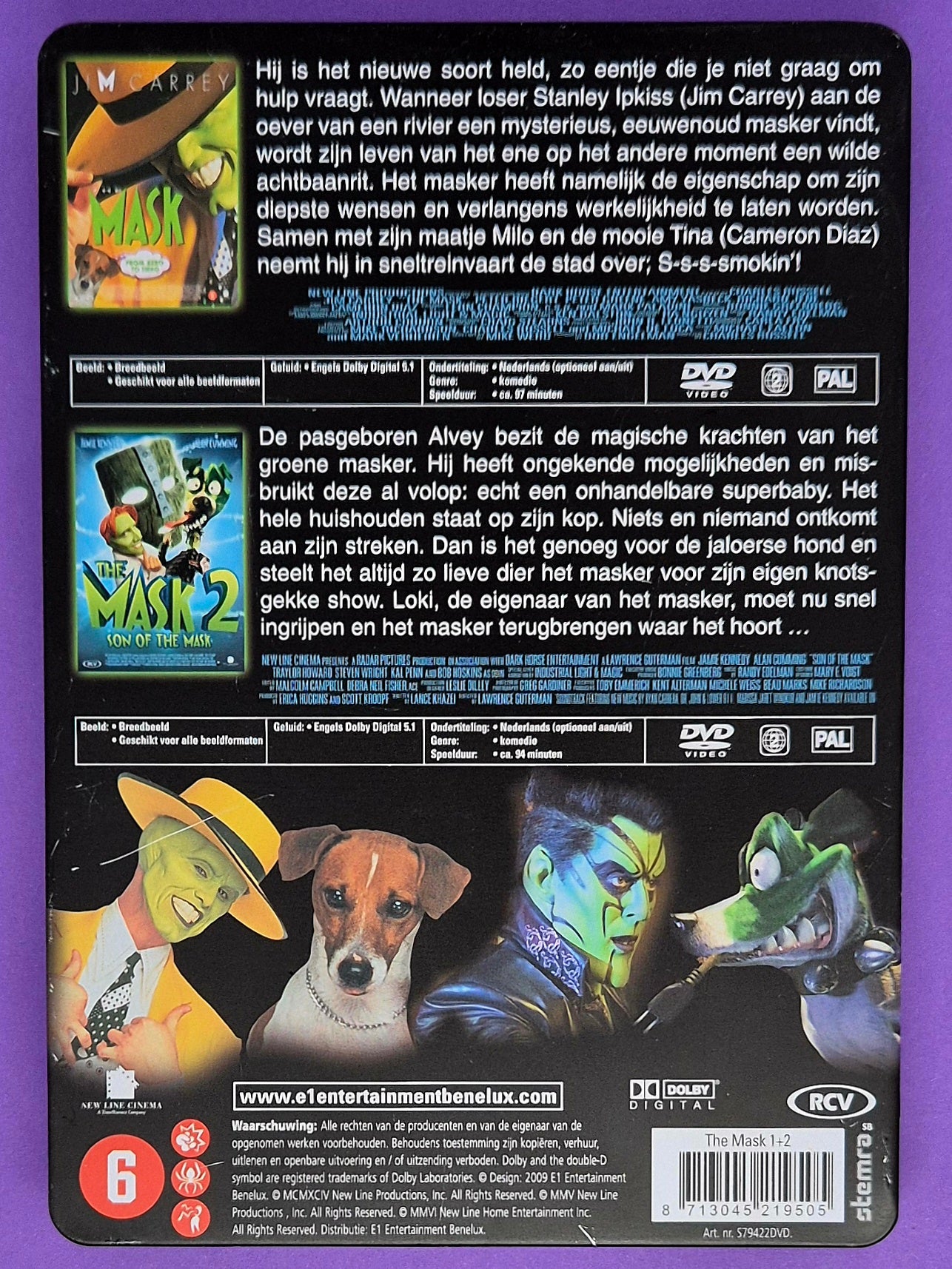 The Mask 1 & 2 – 2 Movie Collection (Steelcase) DVD