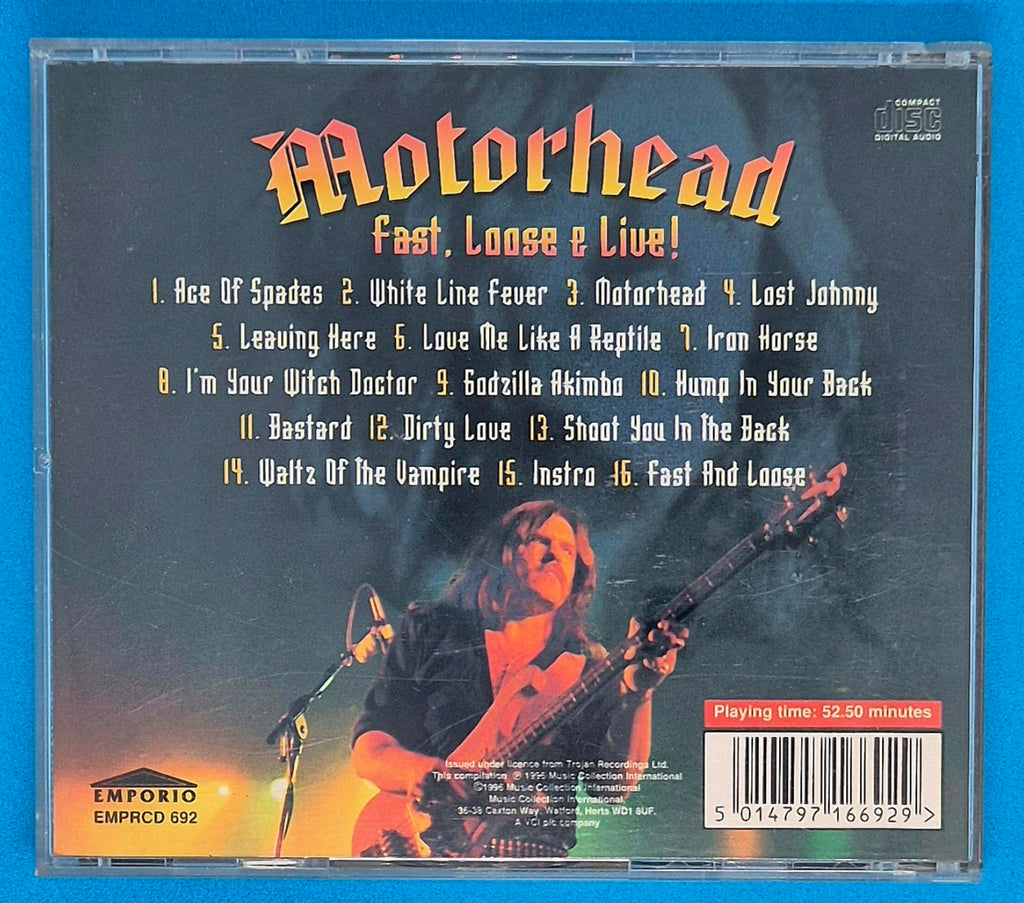 Motörhead – Fast, Loose & Live CD