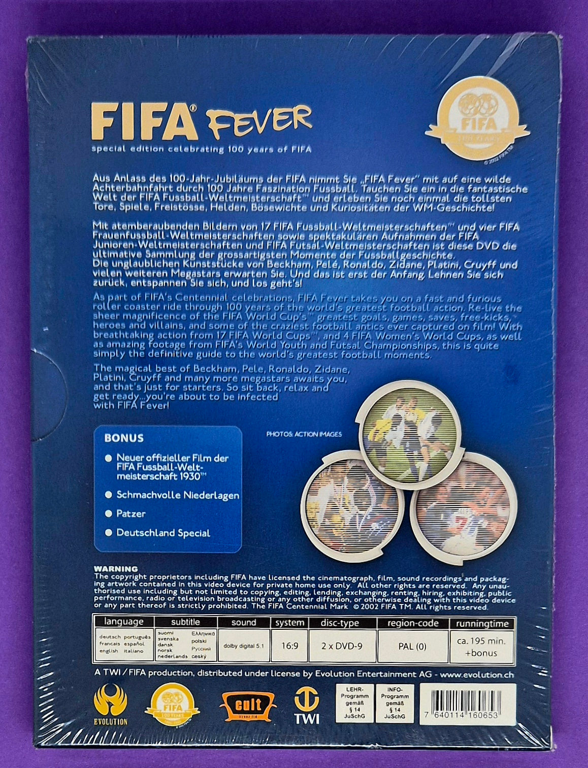 FIFA Fever DVD Boxset (100 Years of FIFA) DVD