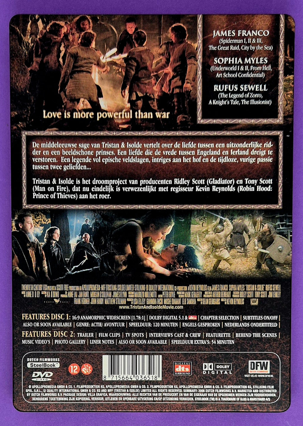 Tristan & Isolde – Special 2 Disc Edition (Steelcase) DVD