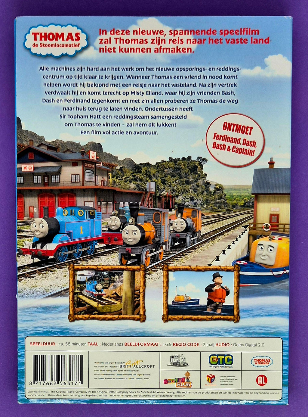 Thomas De Stoomlocomotief – Gered op Misty Eiland DVD