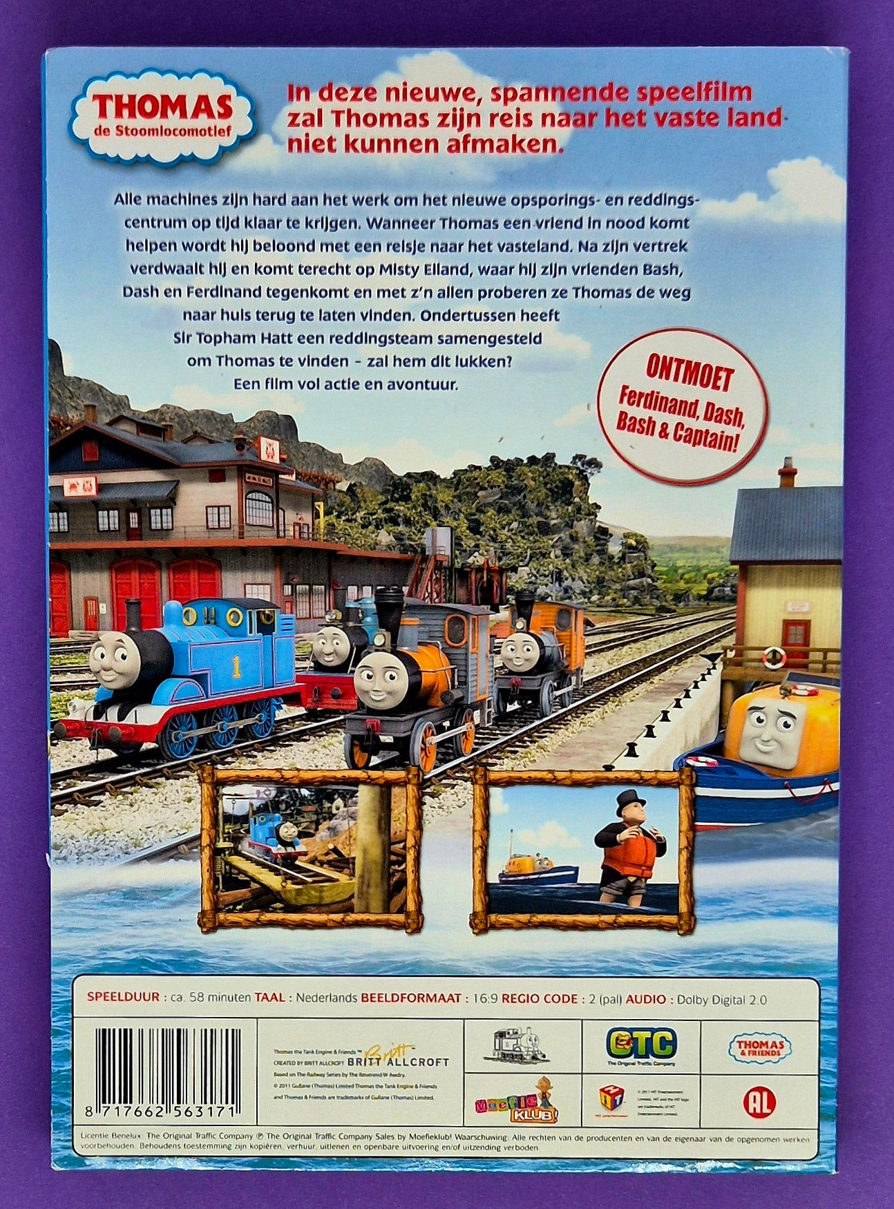 Thomas De Stoomlocomotief – Gered op Misty Eiland DVD