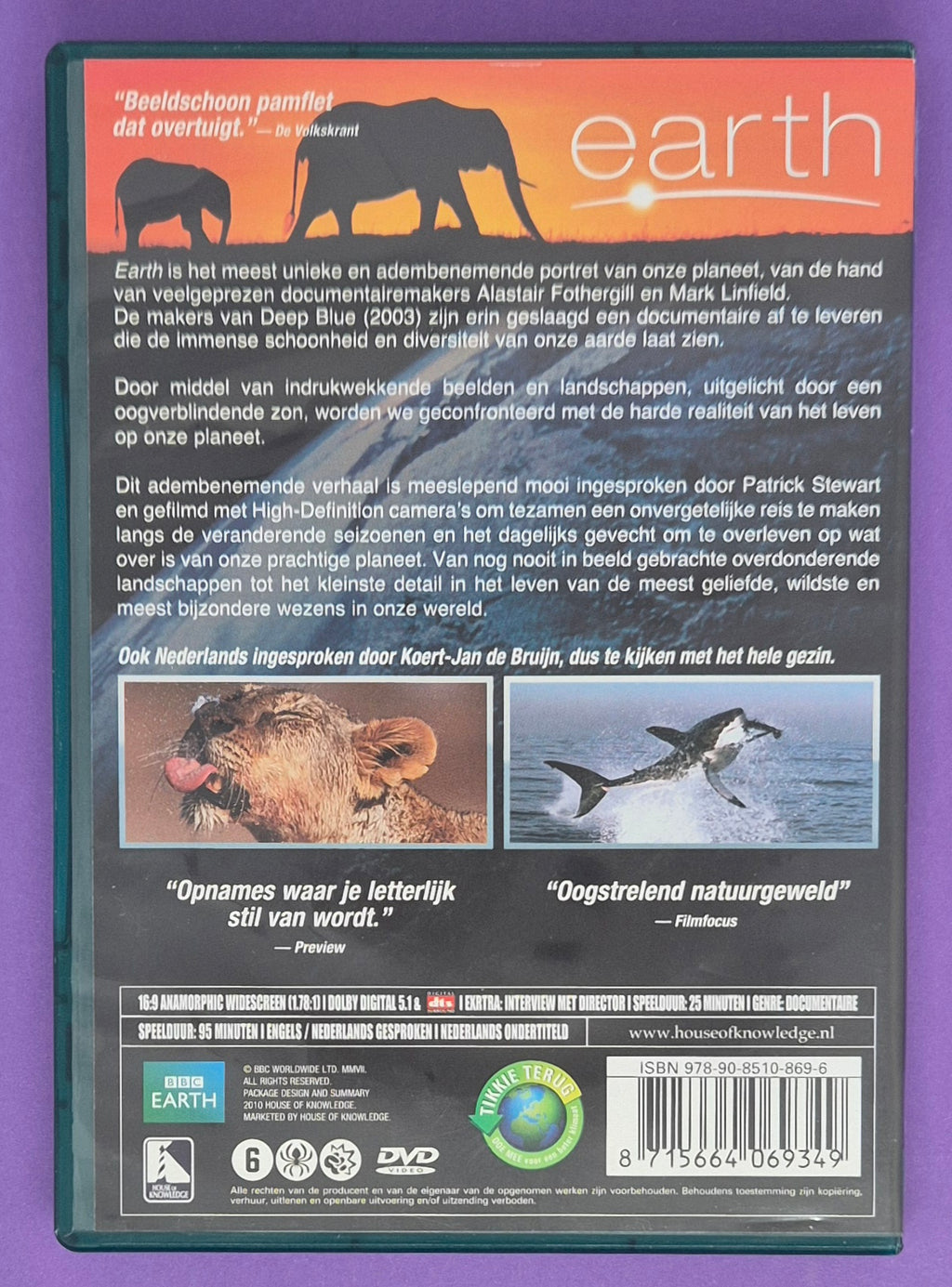 Earth – De Reis Van Je Leven - BBC DVD