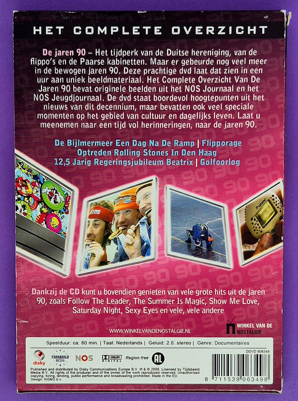 De Jaren 90 In Beeld & Muziek DVD