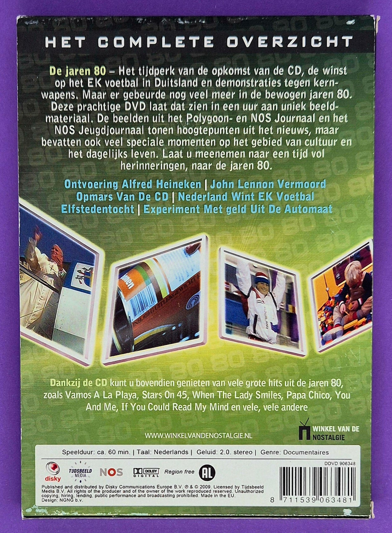 De Jaren 80 In Beeld & Muziek DVD