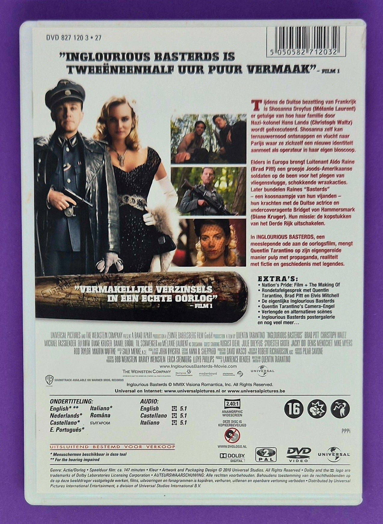 Inglourious Basterds DVD