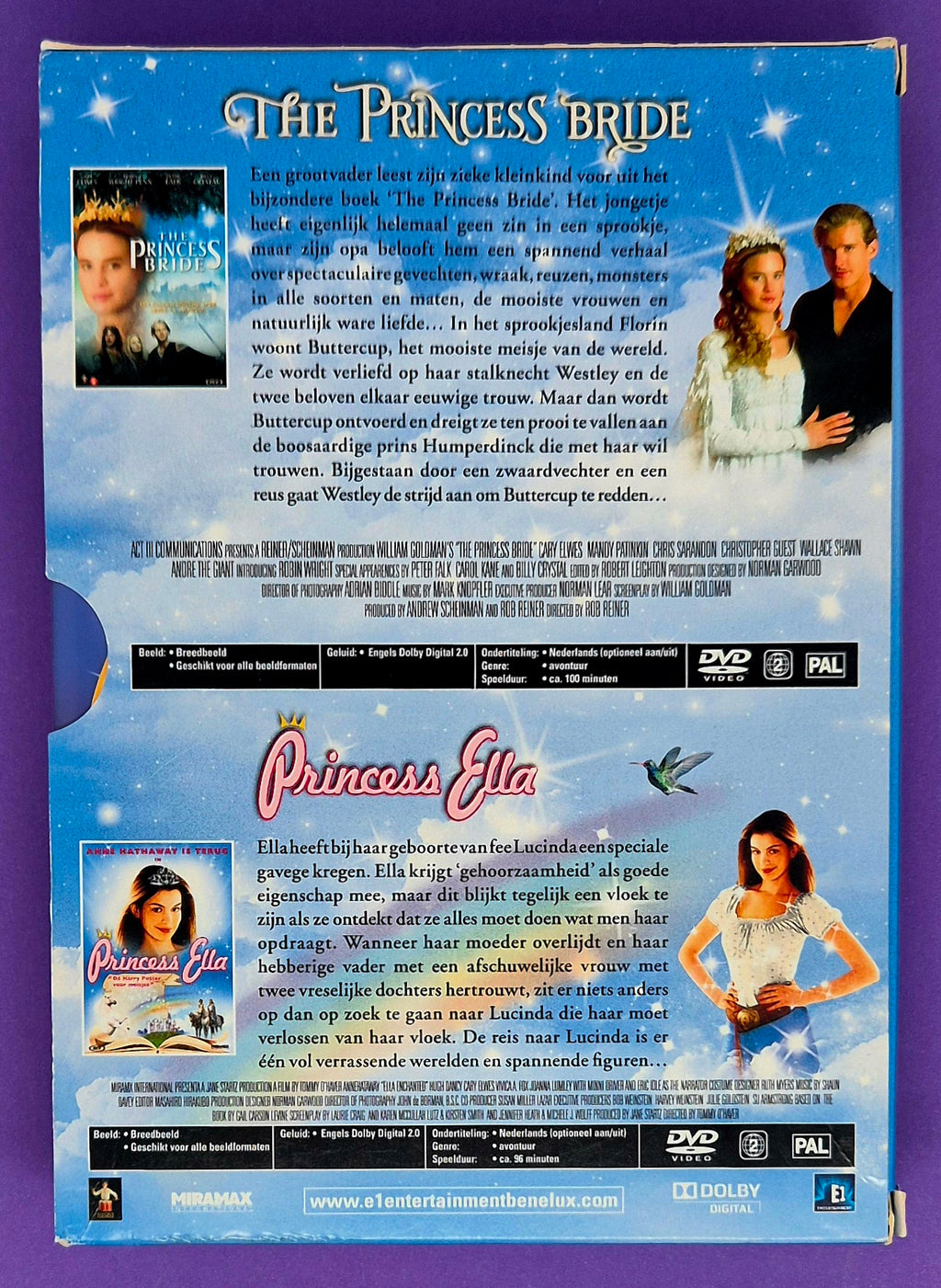 The Princess Bride / Princess Ella – 2 Movie Collection DVD