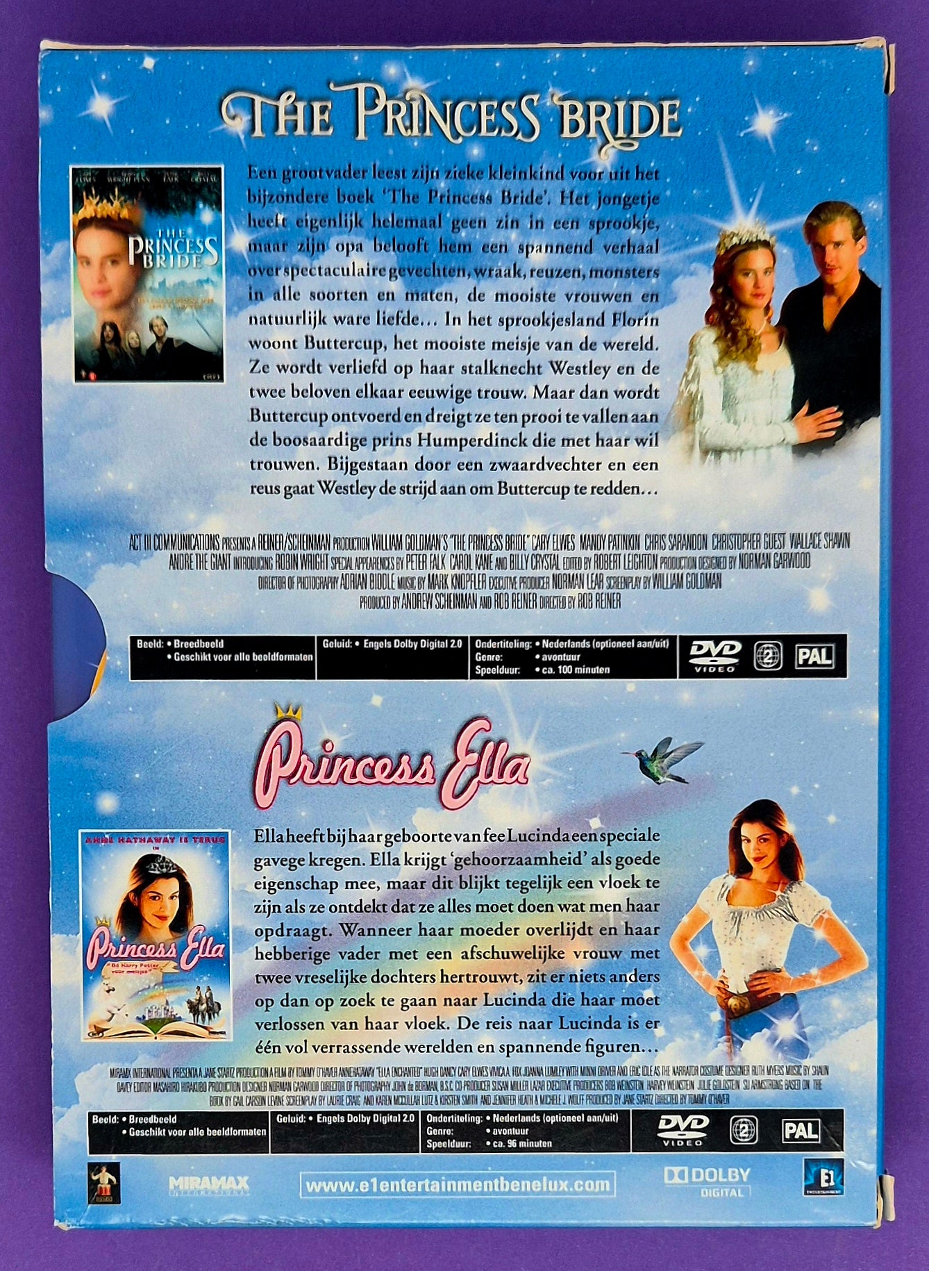 The Princess Bride / Princess Ella – 2 Movie Collection DVD
