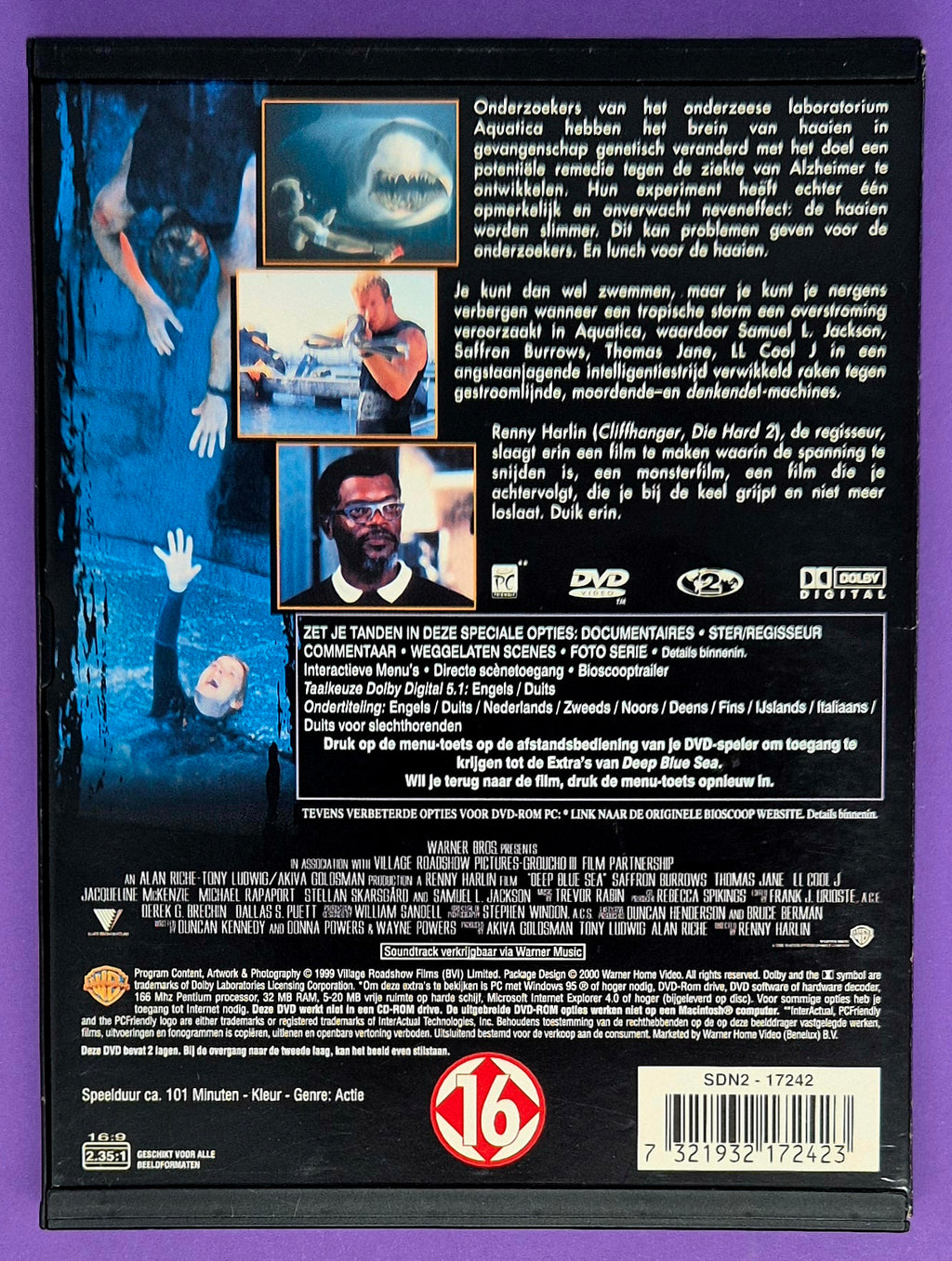 Deep Blue Sea DVD