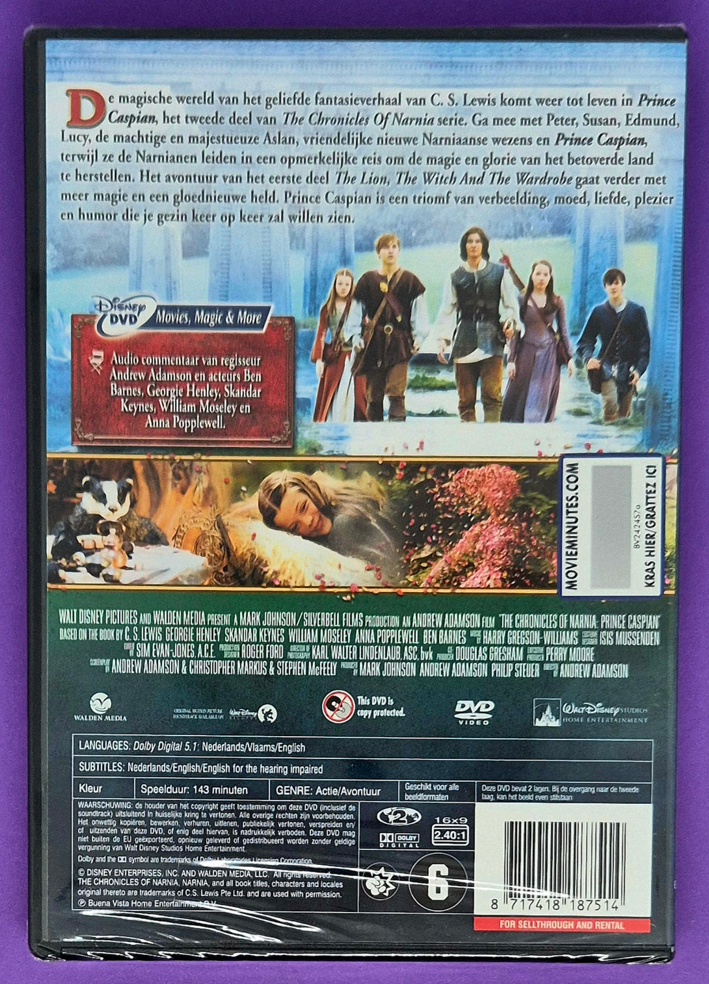 The Chronicles Of Narnia: Prince Caspian DVD