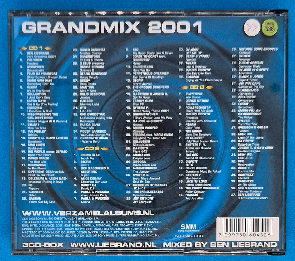 Ben Liebrand – Grandmix 2001 CD