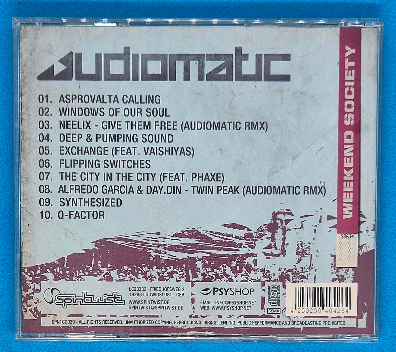 Audiomatic – Weekend Society CD