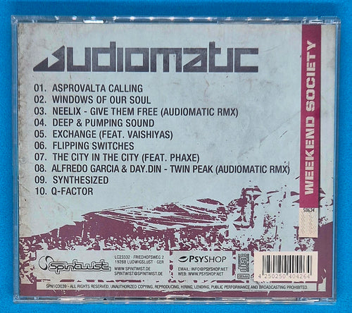 Audiomatic – Weekend Society CD