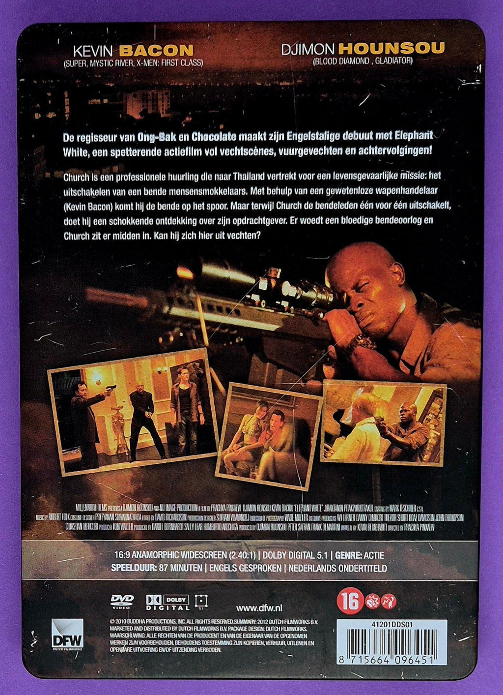 Bangkok Revenge / Elephant White - Limited Edition Steelcase DVD
