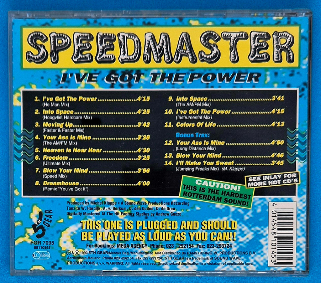 Speedmaster – I've Got The Power CD