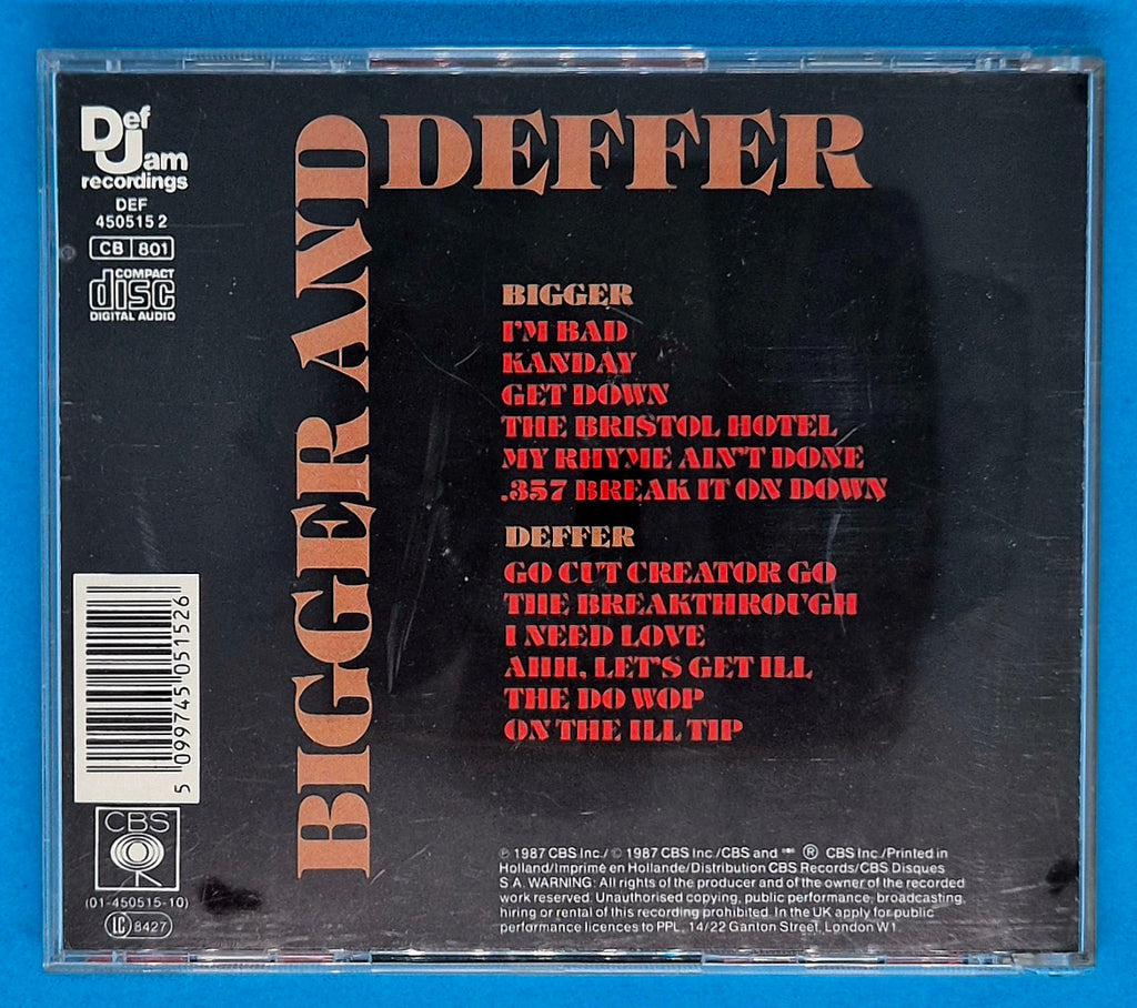 LL Cool J – Bigger And Deffer (BAD) CD