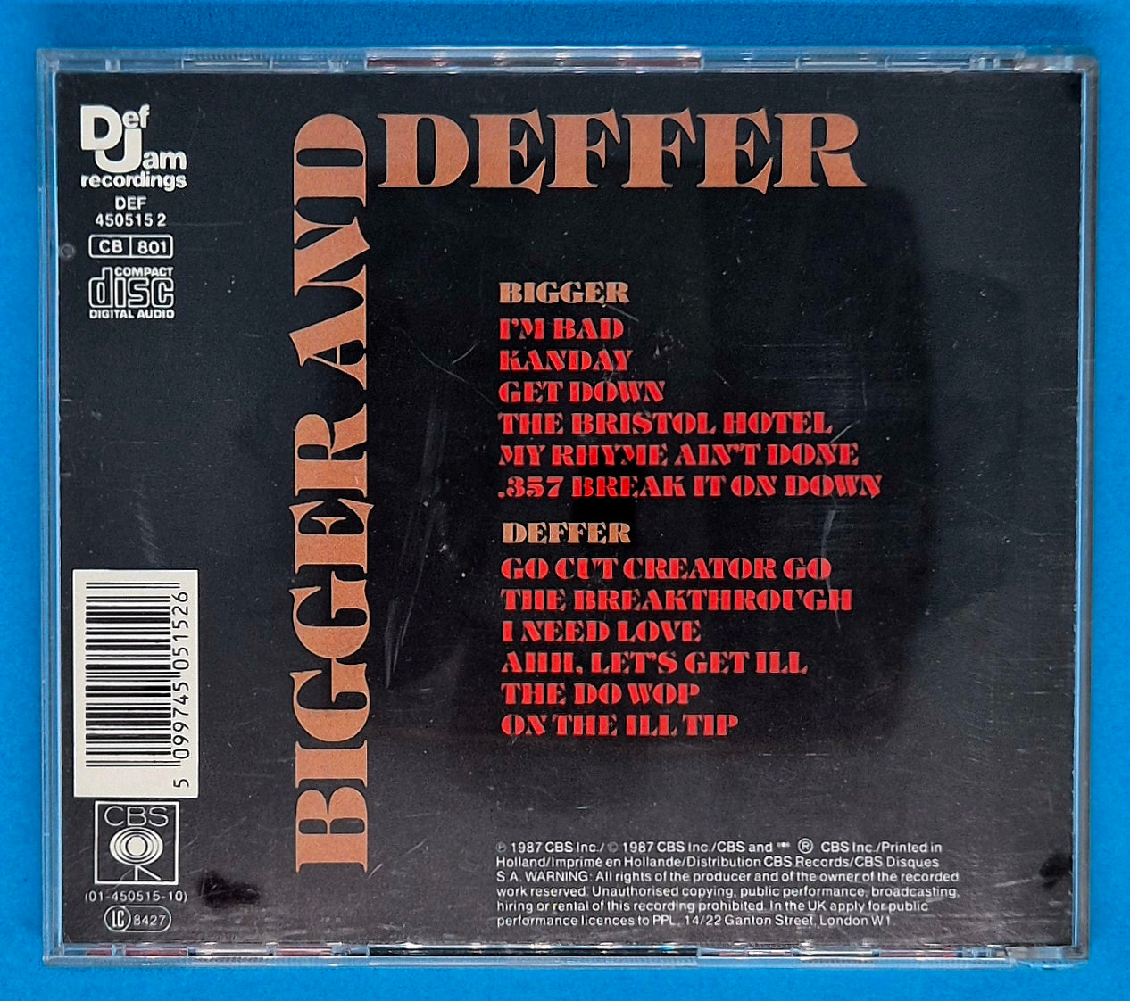 LL Cool J – Bigger And Deffer (BAD) CD