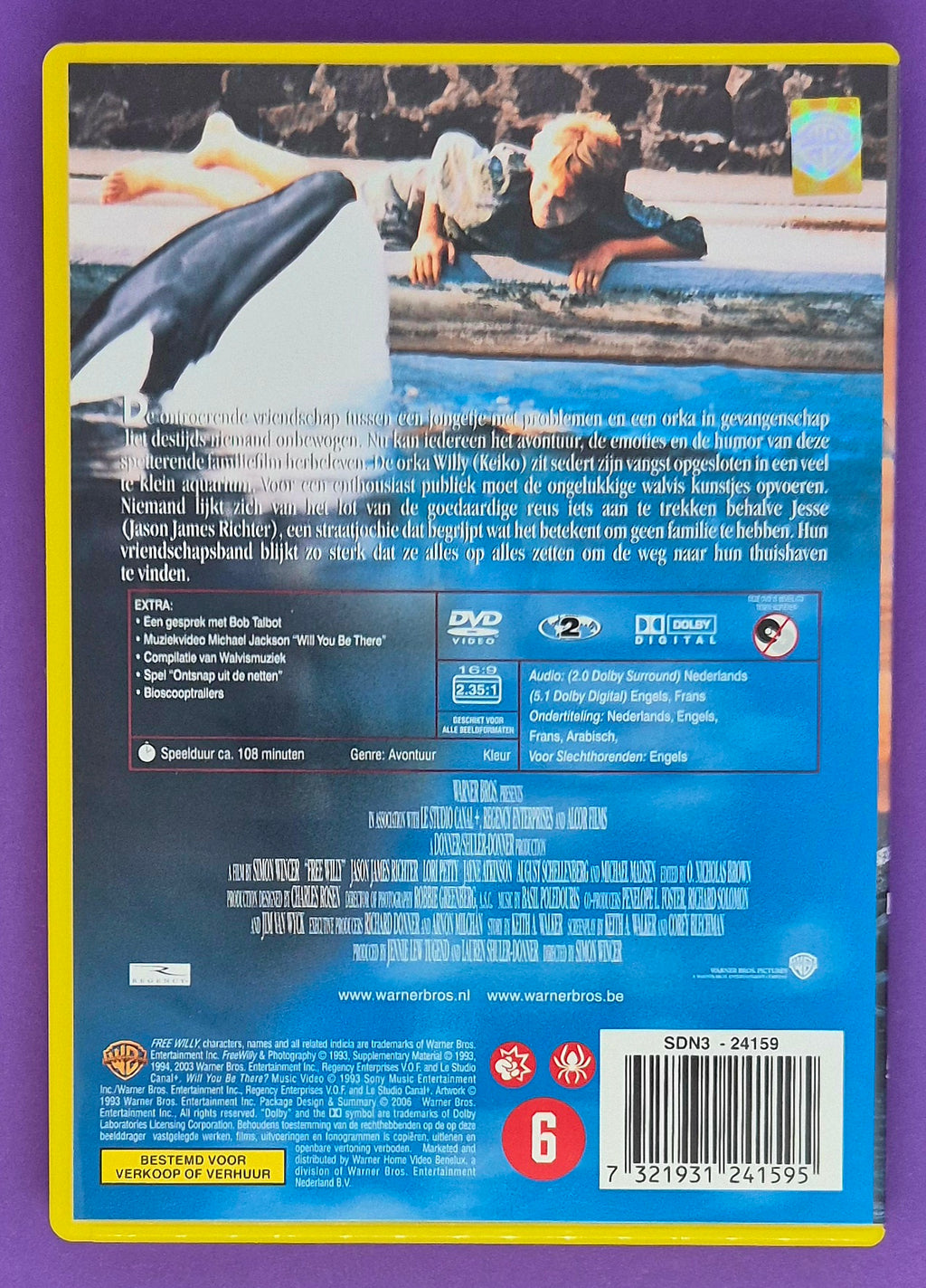 Free Willy DVD