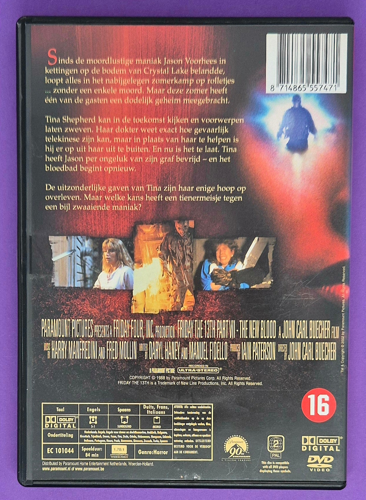Friday The 13th Part VII: The New Blood dvd