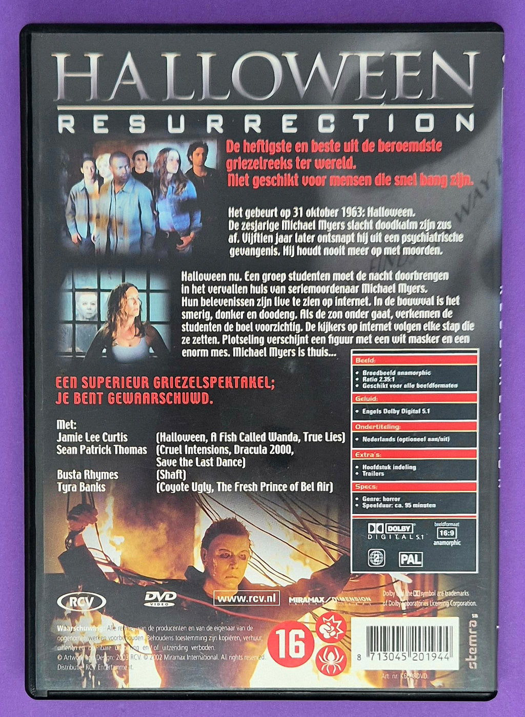 Halloween: Resurrection DVD