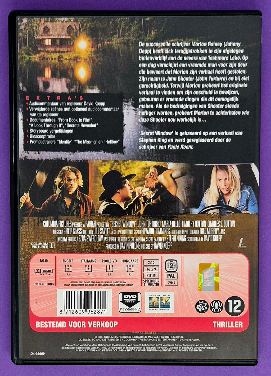 Secret Window DVD