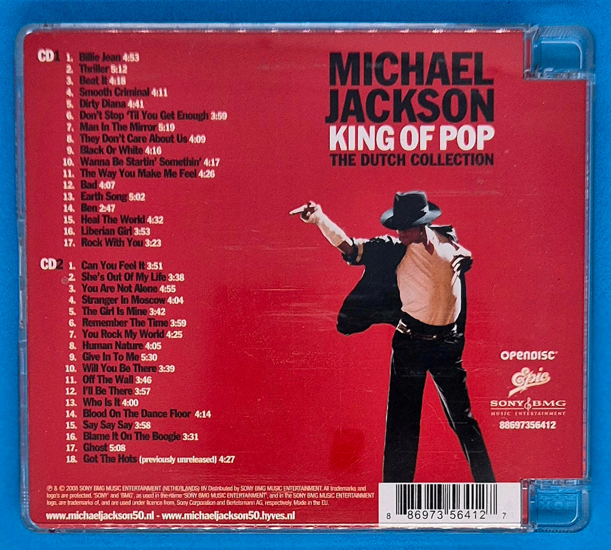 Michael Jackson – King Of Pop (The Dutch Collection) CD