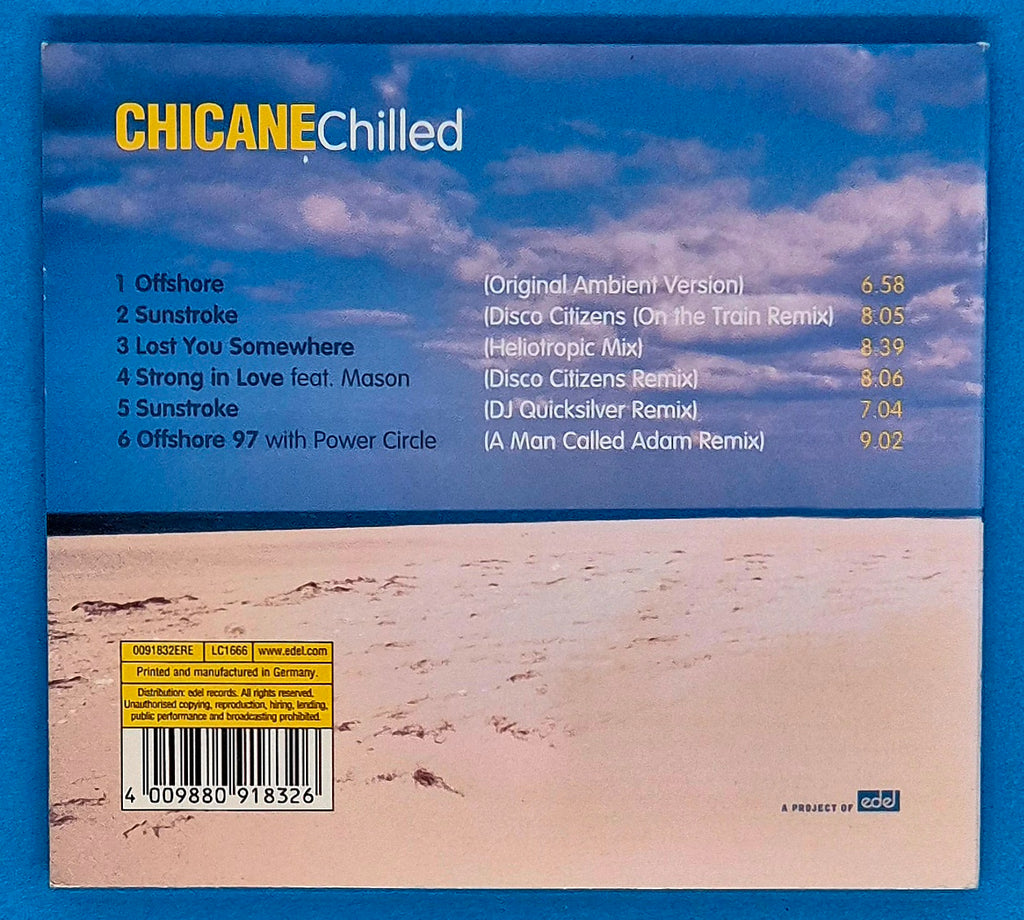Chicane – Chilled CD