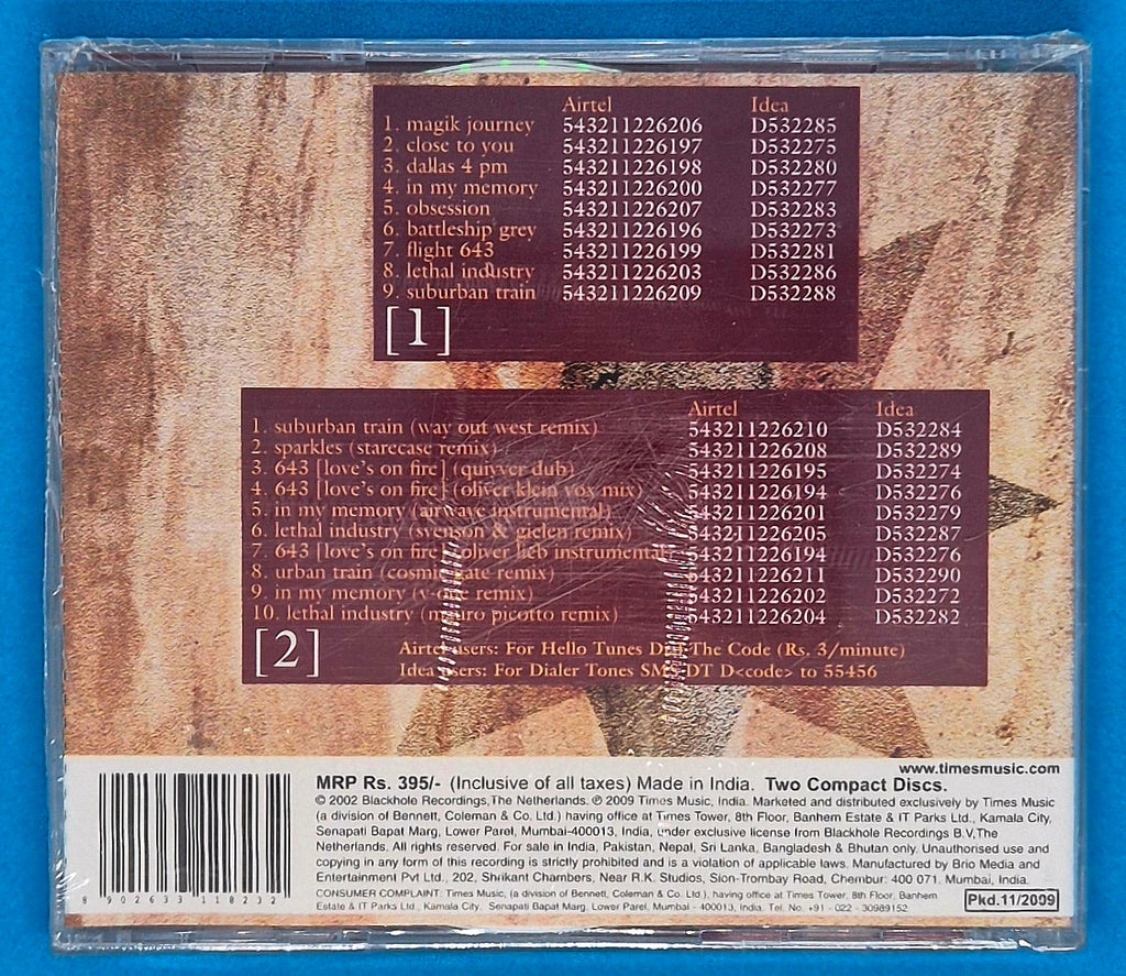DJ Tiësto – In My Memory (India Version) CD
