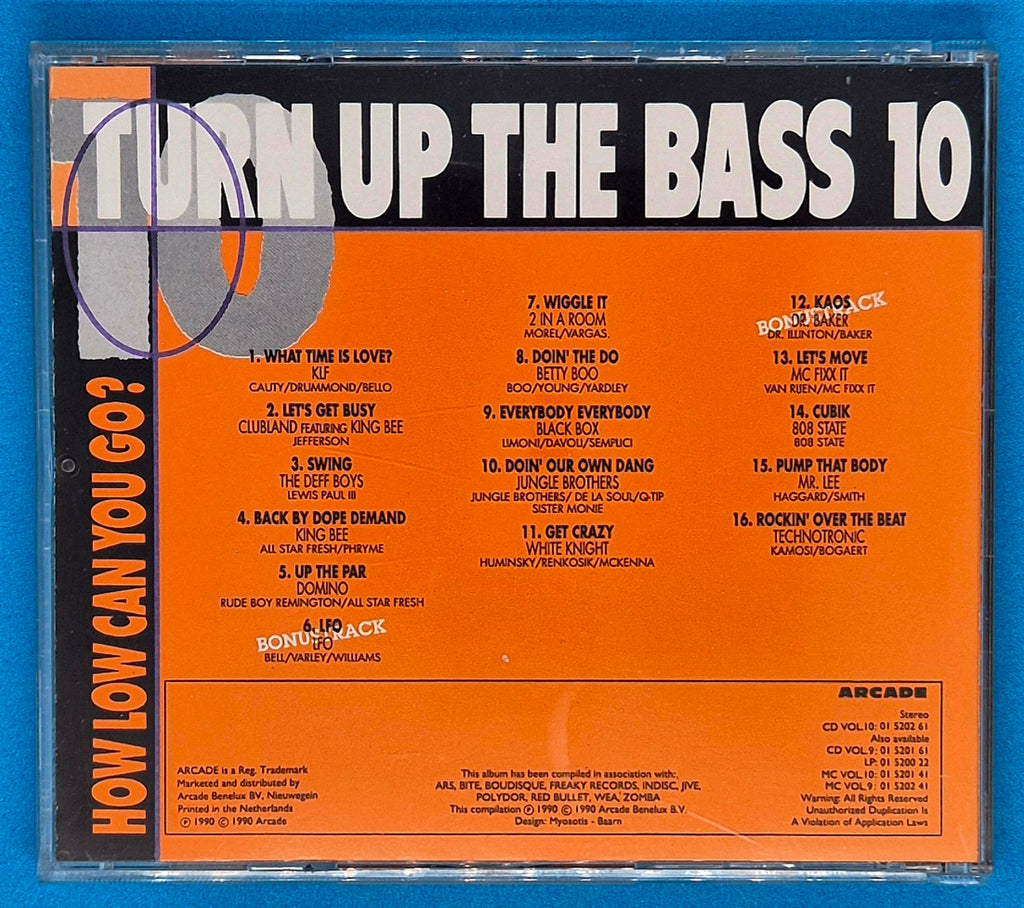 Various – Turn Up The Bass Volume 10 CD