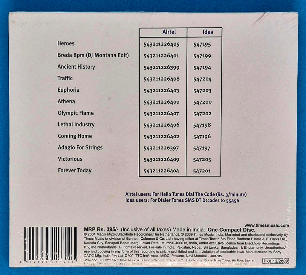 Tiësto – Parade Of The Athletes (India Version) CD