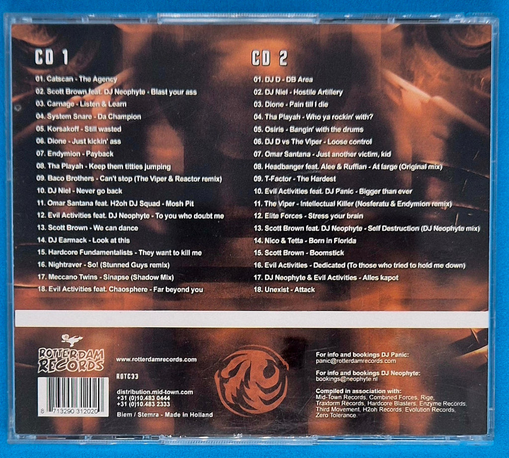 DJ Panic & Neophyte – Hardcore To The Bone Volume VII CD