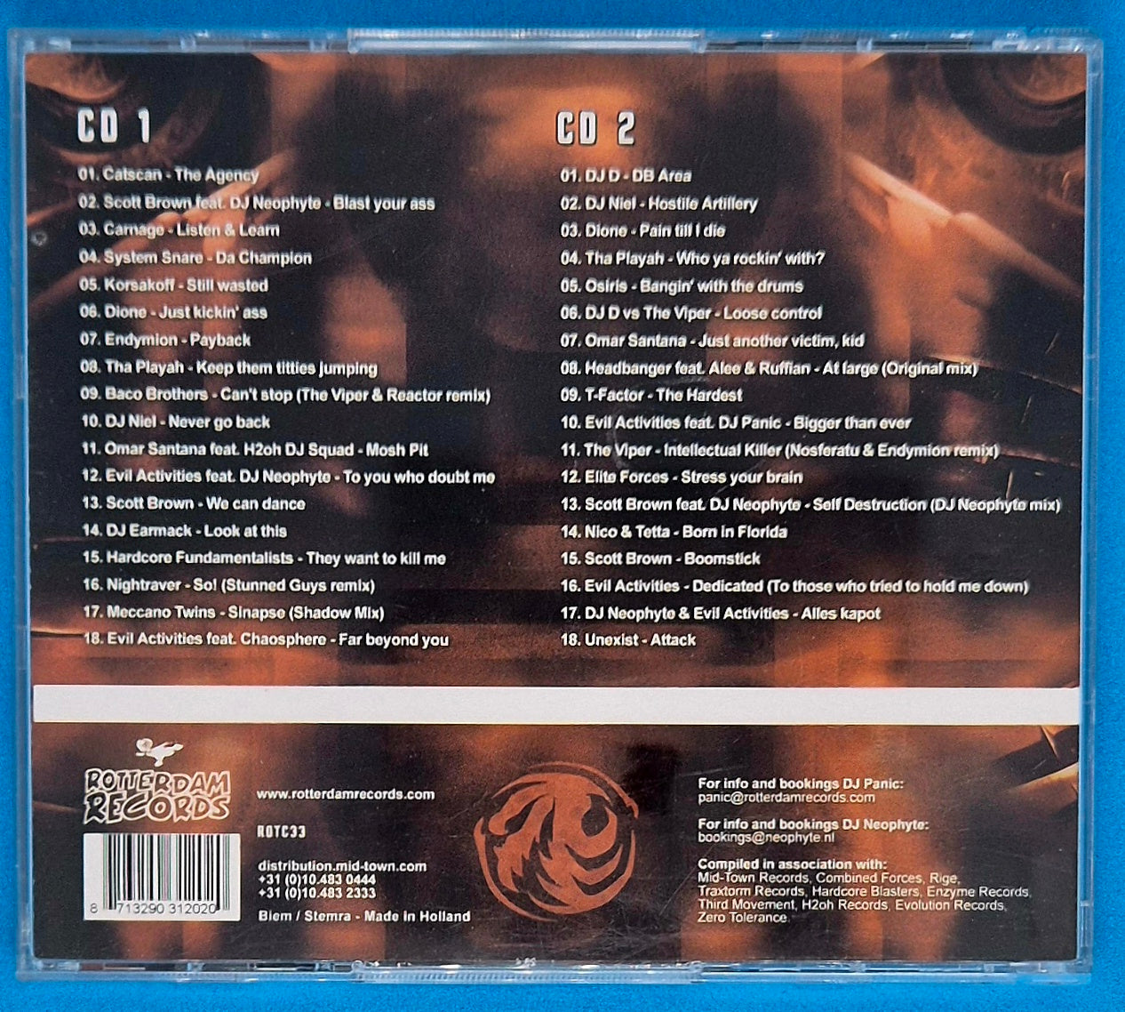 DJ Panic & Neophyte – Hardcore To The Bone Volume VII CD
