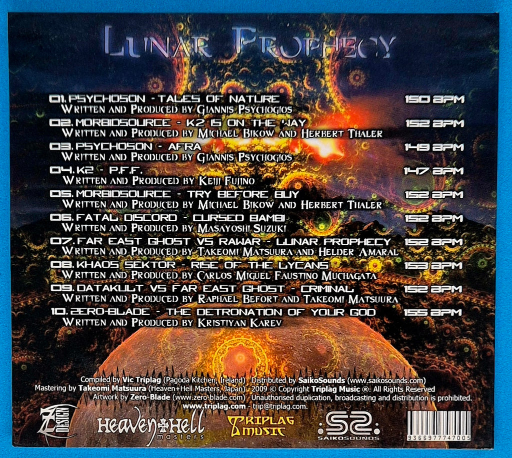 Vic Triplag – Lunar Prophecy CD