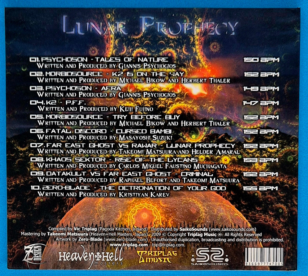 Vic Triplag – Lunar Prophecy CD